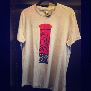 NWT Burberry Mens T-shirt Large